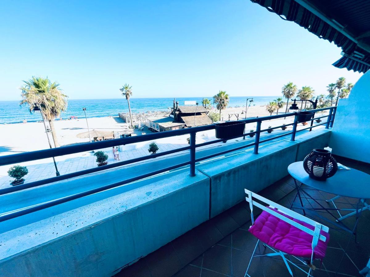 Apartamento con terraza al mar, centro de Estepona Exterior foto